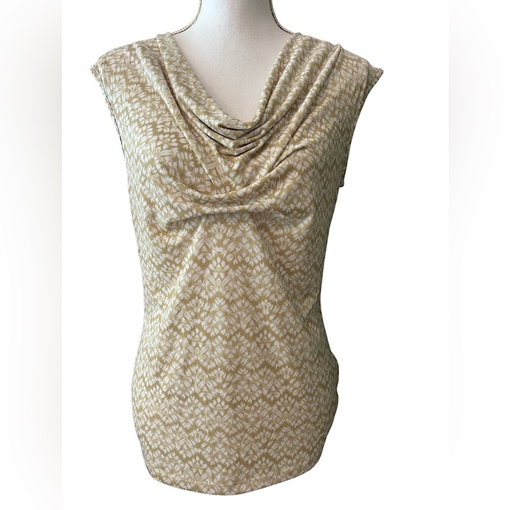 Michael Kors Neutral Sleeveless Blouse Size M